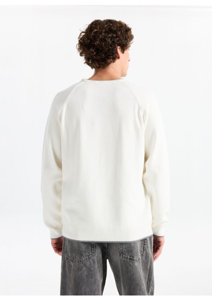 Gmg Fırenze Bisiklet Yaka Slim Fit Ekru Erkek Kazak GU25MFW04029 indirimleri