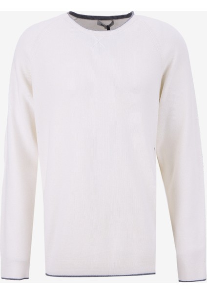 Gmg Fırenze Bisiklet Yaka Slim Fit Ekru Erkek Kazak GU25MFW04029