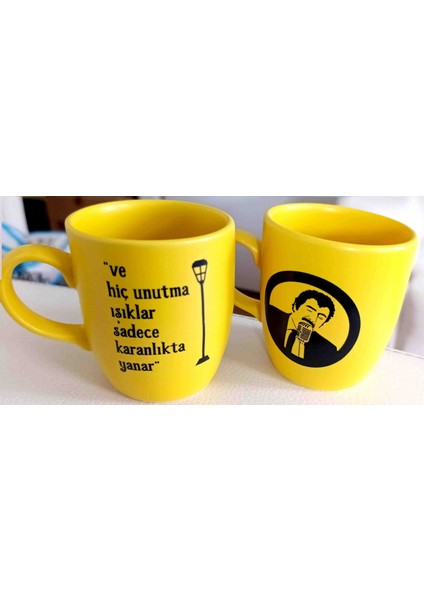 Kulplu Seramik Kupa Bardak