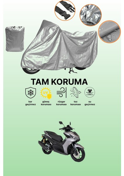 Gri Rks Arome 125 Uyumlu Motosiklet Brandası, Koruyucu Örtü, Motor Branda