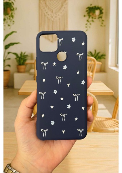 Realme C25 - Mini Fiyonk Desenli Silikon Darbe Emici Klasik Korumalı Rubber Kılıf fiyatları