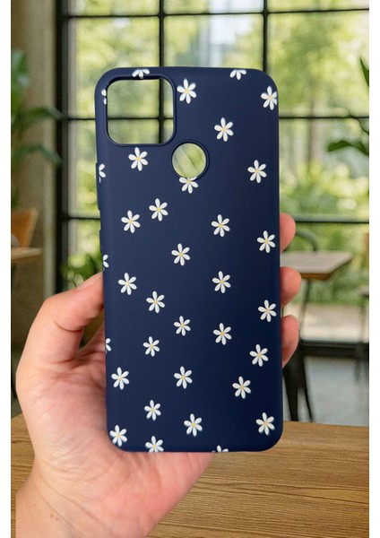 Realme C25S Uyumlu Mini Papatya Desenli Silikon Darbe Emici Klasik Korumalı Rubber Kılıf fiyatları