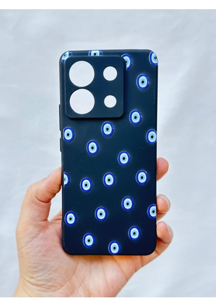 Xiaomi Redmi Note 13 Pro 5g Nazar Boncuk Desenli Silikon Darbe Emici Klasik Korumalı Rubber Kılıf fırsatları