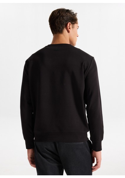 Gmg Fırenze Bisiklet Yaka Siyah Erkek Sweatshırt GU25MFW08031 indirimleri