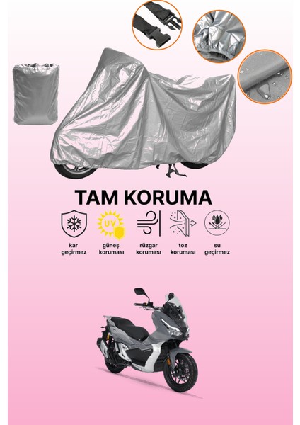 Gri Rks Freccia 125 Uyumlu Motosiklet Brandası, Koruyucu Örtü, Motor Branda