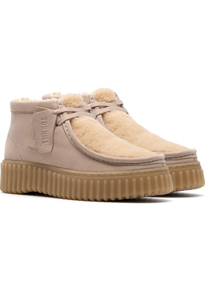 Deri Bej Kadın Bot Torhill Moss fırsatları