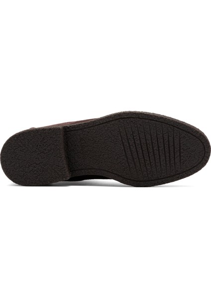 Süet Kahve Kadın Bot Nella Top