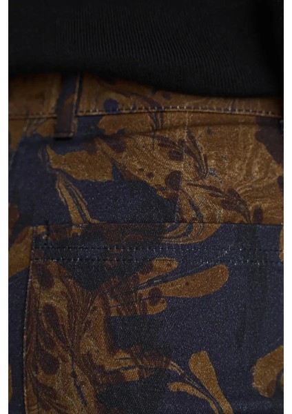 Anka Koleksiyonu Kanvas Boru Paça Pantolon - Lacivert fırsatları