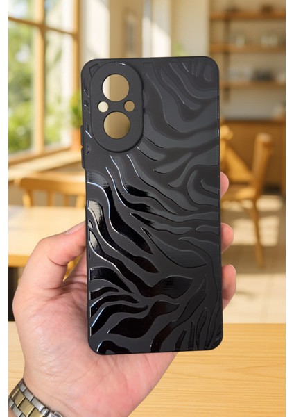 Realme 12 Lite Uyumlu Zebra Desenli Silikon Darbe Emici Klasik Korumalı Rubber Kılıf fiyatları