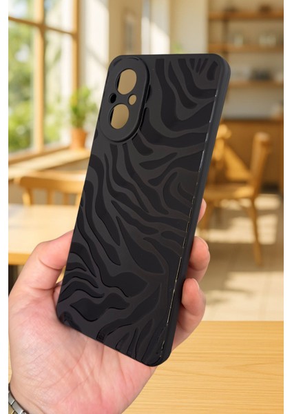 Realme 12 Lite Uyumlu Zebra Desenli Silikon Darbe Emici Klasik Korumalı Rubber Kılıf fırsatları
