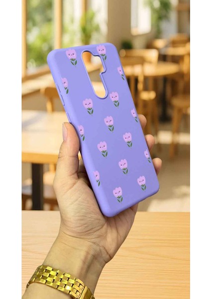 Xiaomi Redmi Note 8 Pro Mini Lale Desenli Silikon Darbe Emici Klasik Korumalı Rubber Kılıf modelleri