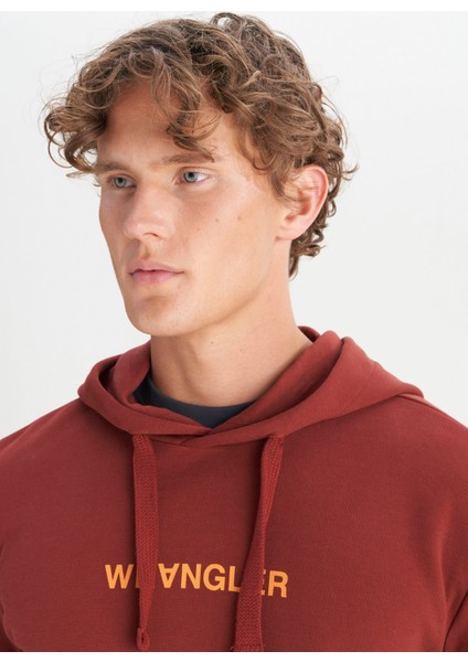 Kapüşon Yaka Bordo Erkek Sweatshırt W2520122810 Bordo Sweatshirt fırsatları