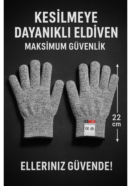 Anti Kesim Eldiven Yüksek Performans Seviye 5 Koruma