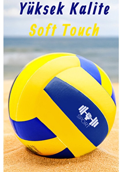 Sarı Voleybol Topu Dikişli Renkli 4 Numara modelleri
