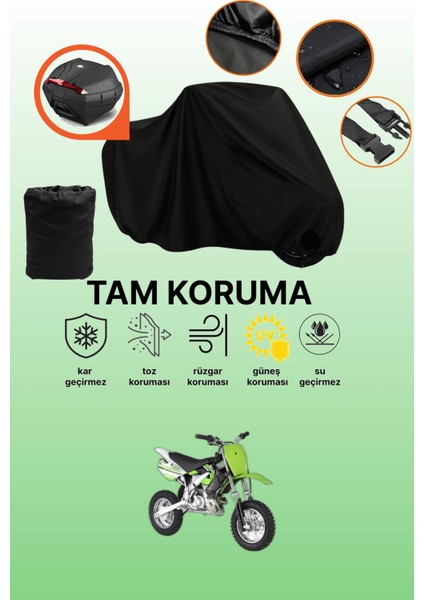 Siyah Arka Çanta Uyumlu Keeway Matrix 150 Uyumlu Motosiklet Brandası, Koruyucu Örtü