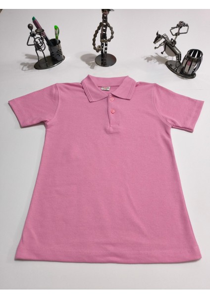 unisex Çocuk Genç Polo Yaka Kısa Kol Okul Günlük Tişört, Nefes Alabilen Kumaş modelleri