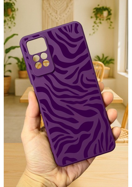 Redmi Note 11 Pro ve Note 12 PRO4G Zebra Desenli Silikon Darbe Emici Klasik Korumalı Rubber Kılıf