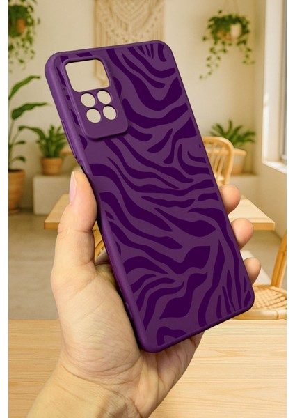 Redmi Note 11 Pro ve Note 12 PRO4G Zebra Desenli Silikon Darbe Emici Klasik Korumalı Rubber Kılıf modelleri