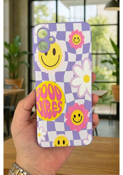 Samsung Galaxy A05 Uyumlu Good Vibes Silikon Darbe Emici Klasik Korumalı Rubber Kılıf fiyatları