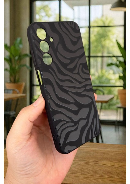 Samsung Galaxy A25 Uyumlu Zebra Desenli Silikon Darbe Emici Klasik Korumalı Rubber Kılıf fırsatları