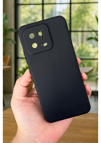 Xiaomi Mi 13 Uyumlu Silikon Darbe Emici Klasik Korumalı Rubber Kılıf