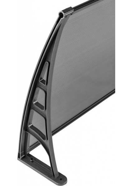 Lotus Kapı Pencere Üstü Pratik Sundurma 70X600 - Siyah modelleri