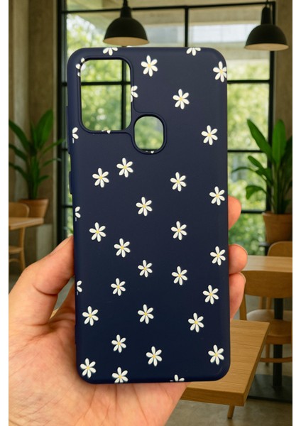 Samsung Galaxy A21S Uyumlu Mini Papatya Desenli Silikon Darbe Emici Klasik Korumalı Rubber Kılıf fiyatları