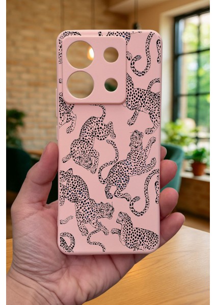 Xiaomi Redmi Note 13 Pro 5g Leopar Desenli Silikon Darbe Emici Klasik Korumalı Rubber Kılıf fırsatları