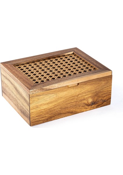 Bambu Flower Havlu Peçete Standı