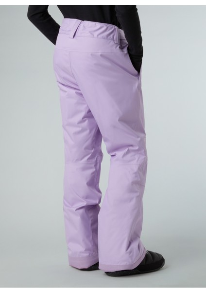 Lastikli Bel Lila Kız Çocuk Kayak Pantolonu NF0A88UHQZI1-G Freedom Insulated Pa modelleri