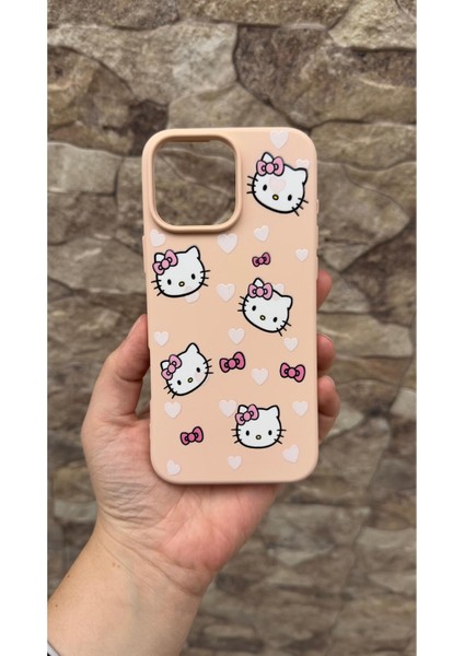 iPhone 15 Pro Max Uyumlu Hello Kity Silikon Darbe Emici Klasik Korumalı Rubber Kılıf fiyatları