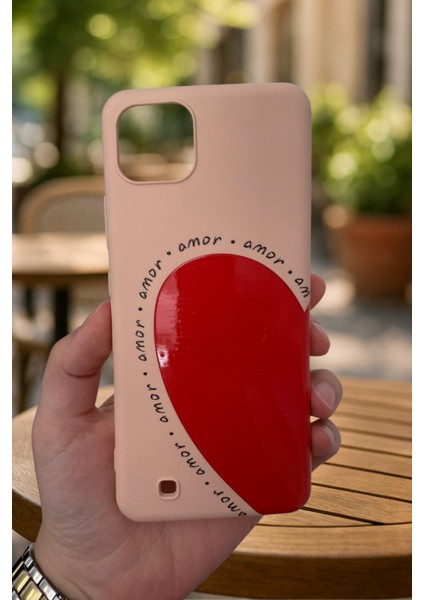 Realme C11 -Amor Kalp Silikon Darbe Emici Klasik Korumalı Rubber Kılıf fiyatları