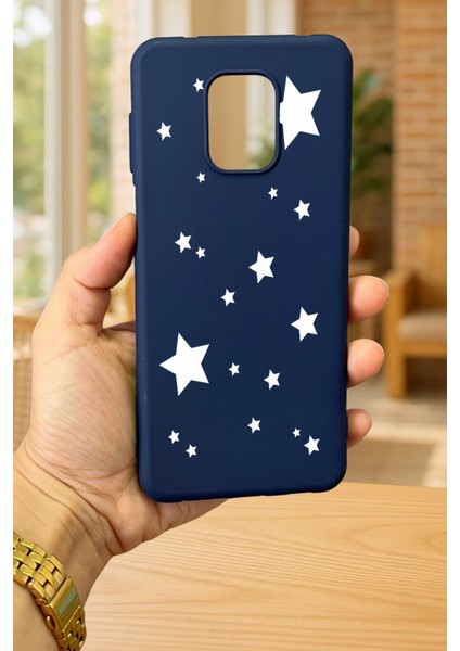 Redmi Note 9 Pro/9s Uyumlu Mini Yıldız Desenli Silikon Darbe Emici Klasik Korumalı Rubber Kılıf fiyatları