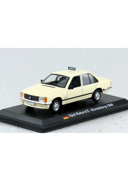 1:43 ATLAS1980 Opel Rekord E Nuremberg Taxi