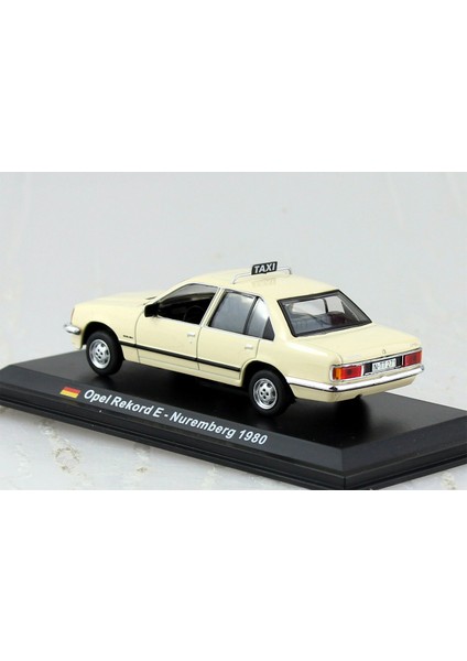 1:43 ATLAS1980 Opel Rekord E Nuremberg Taxi fiyatları