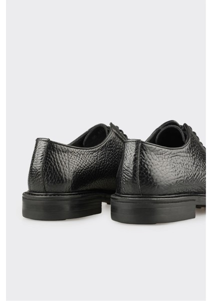 Siyah Deri Erkek Günlük Ayakkabı indirimleri