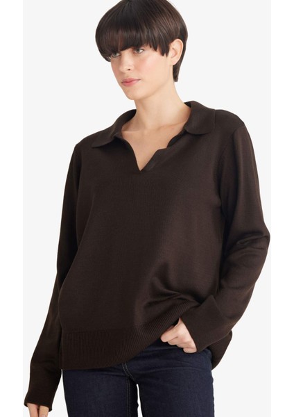 Regular Fit Polo Yaka Triko Kazak F0405AX25WN