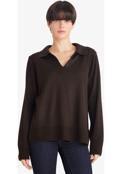 Regular Fit Polo Yaka Triko Kazak F0405AX25WN modelleri