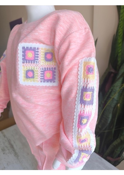 Kız Çocuk Alt Üst Takım Uzun Kollu Eşofman Rahat Şık Modern Tasarım modelleri