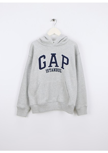 Baskılı Erkek Çocuk Gri Sweatshırt 795232000