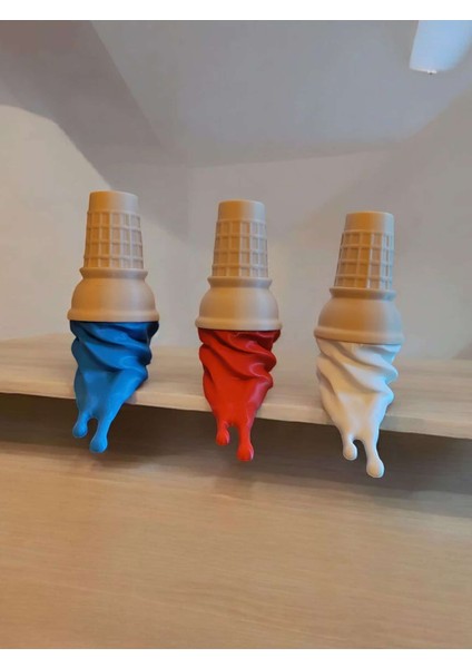 Dondurma Şeklinde 3’lü Havlu Askısı – Renkli Duvar Askılığı fiyatları