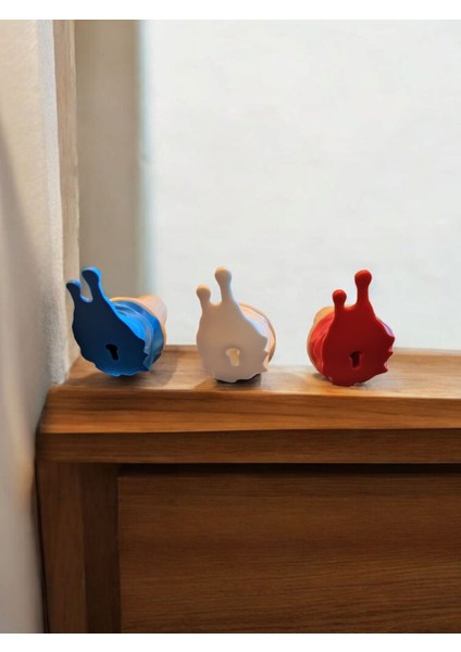 Dondurma Şeklinde 3’lü Havlu Askısı – Renkli Duvar Askılığı