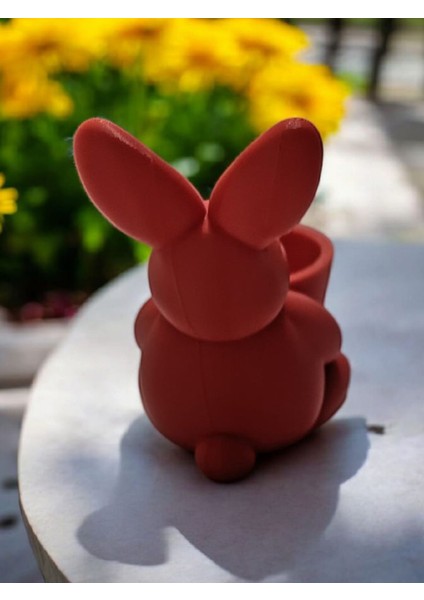 Fincanlı Paskalya Tavşanı Dekoratif Vazo ve Çikolata Kutusu modelleri