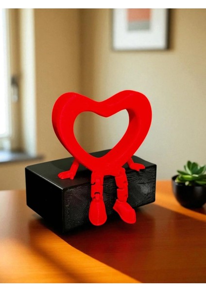 Eklemli Açık Kalp 3D Dekoratif modelleri