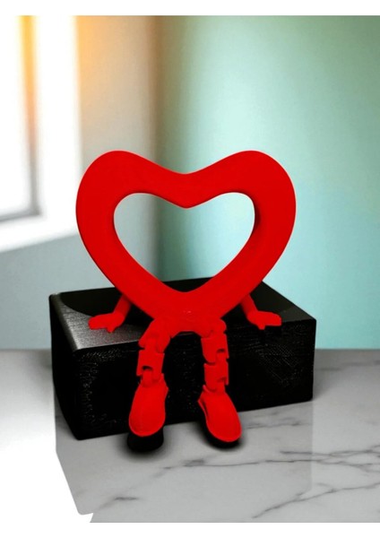 Eklemli Açık Kalp 3D Dekoratif indirimleri