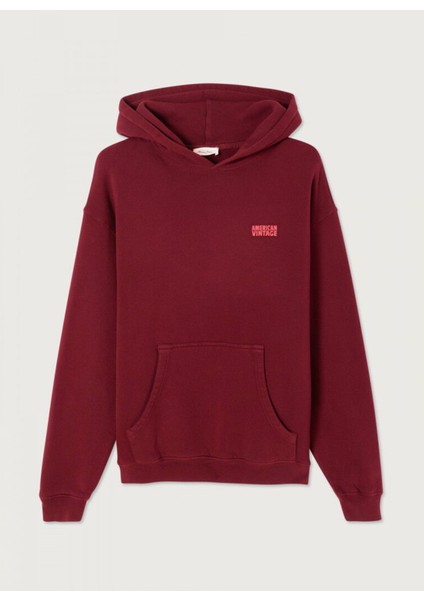 Bordo Kadın Sweatshırt IZU03DH25CERVI