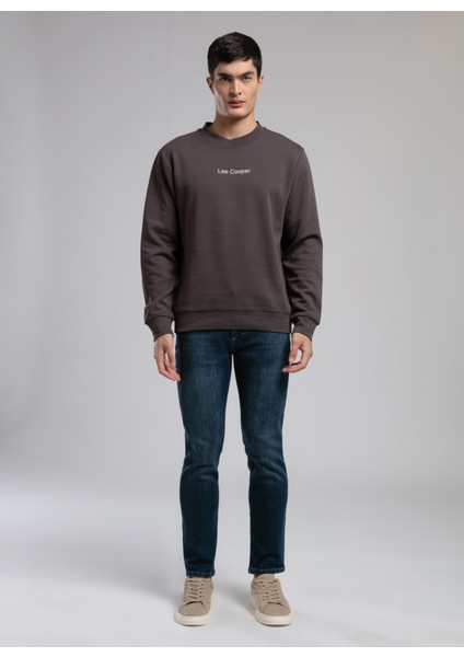 Yuvarlak Yaka Kahve Erkek Sweatshırt 261 Lcm 241042 Dorres Kahve