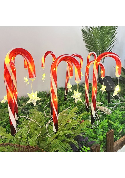 Güneş Çim Işıkları Parlak Yıldız Kar Tanesi Baston Noel Işıkları Bahçe Villa Dekorasyon Zemin Işıkları Uzaktan Kumandalı (Yurt Dışından) modelleri