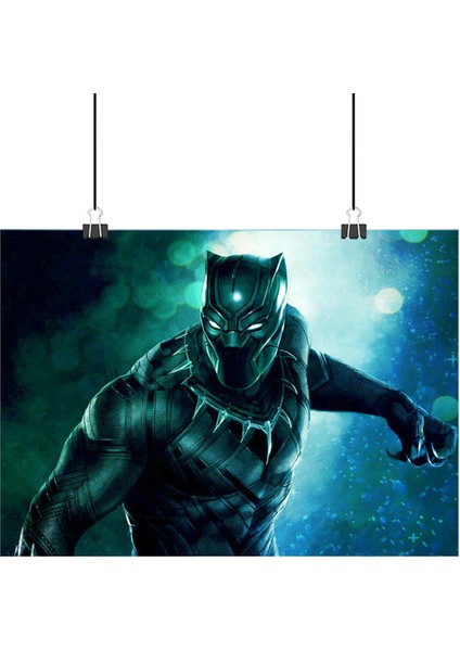 Black Panther Poster5 - Retro Duvar Dekoru