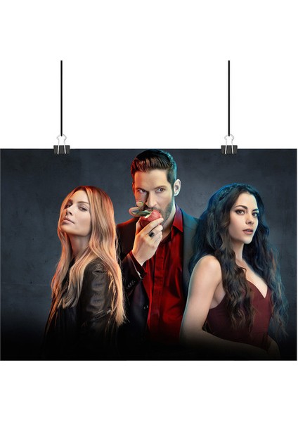 Lucifer Morningstar Poster4 - Retro Duvar Dekoru